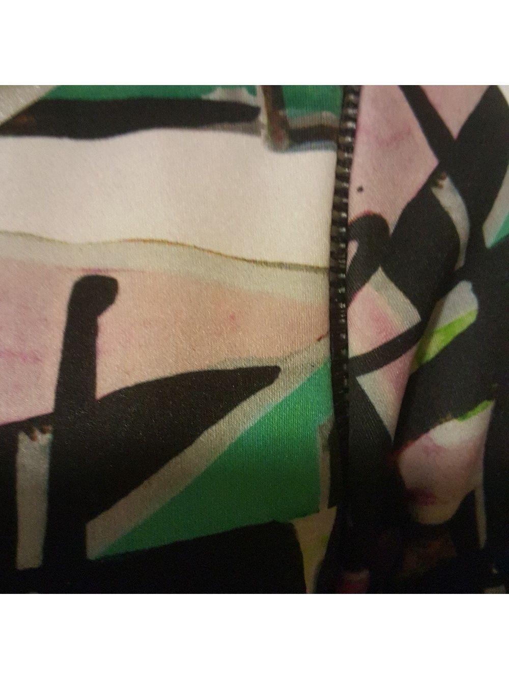 Milly Black Multicolored Dress Size 2 - Picture 3 of 4